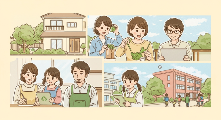 家庭でできるSDGs！職場・学校との連携アイデア集