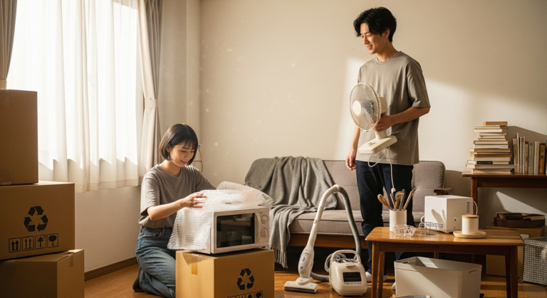 家電・家具のリサイクル、一人暮らし終了時の賢い手放し術