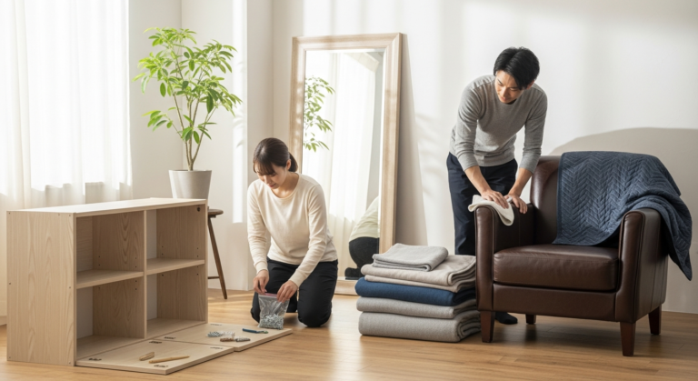 大型家具を出張買取に出す前に確認したい「搬出以外」の準備リスト