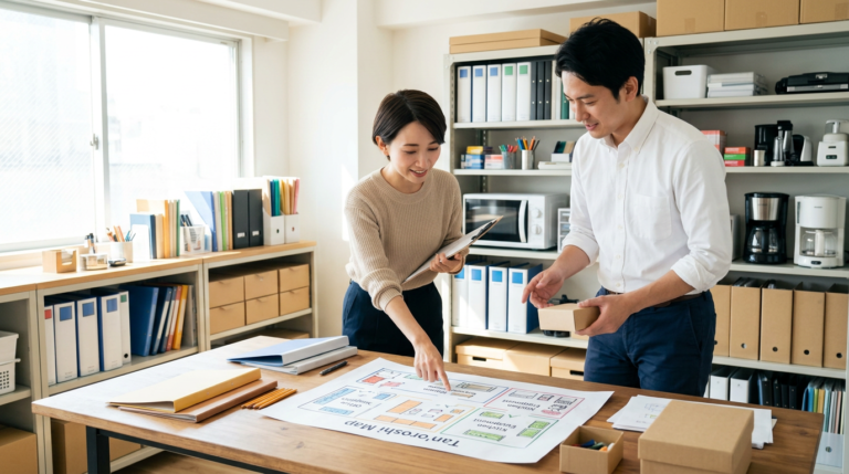 オフィス用品の「棚卸しマップ」で残置物を防ぐ整理術