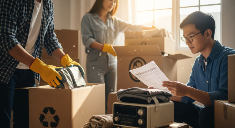 引っ越し費用を限界まで節約！時期選びとリサイクル活用術