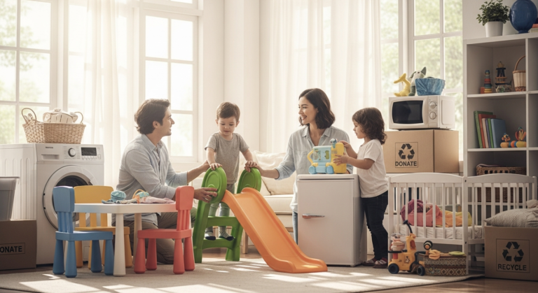 子供の成長と家具・家電！賢いリサイクルと処分のタイミング
