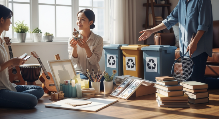 趣味の不用品を断捨離！賢いリサイクルで叶える身軽な暮らし