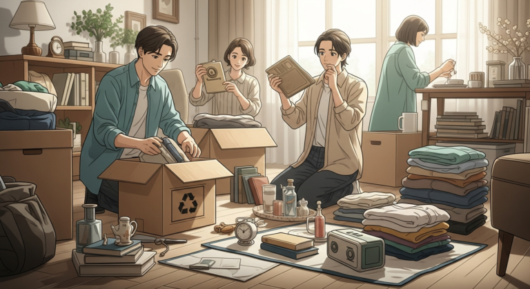 実家の片付けは計画的に！遺品整理の負担を減らすリサイクル術