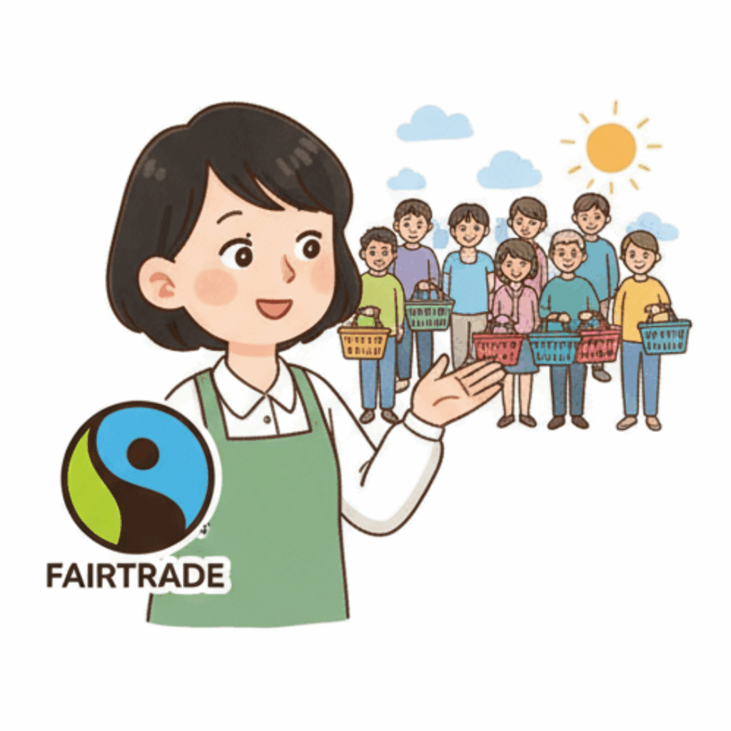 フェアトレードで大切な買い物意識について話すママ