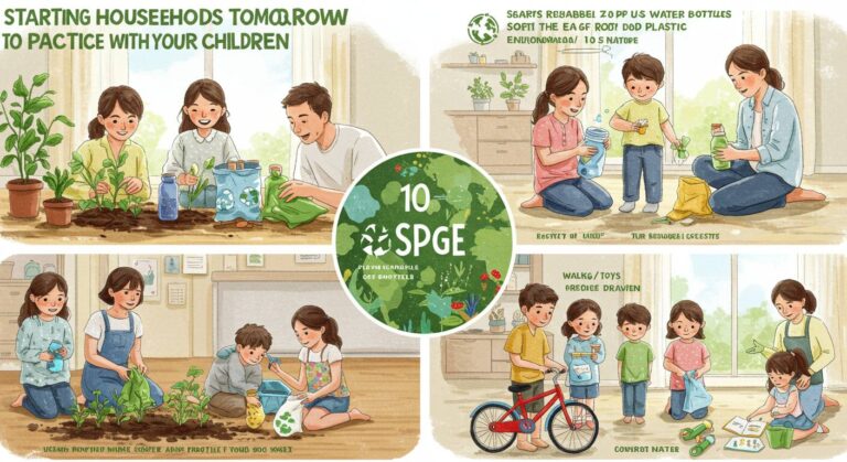 【親子で楽しむSDGs】今日からできる！家庭のエコ習慣10選｜節約にもつながるアイデア集