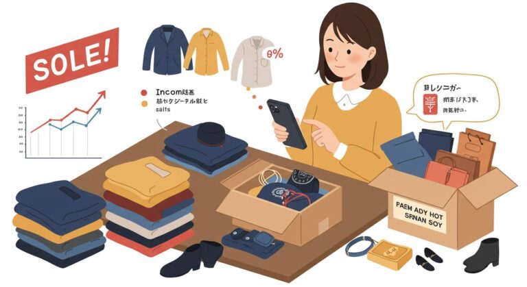 【主婦でも月5万円】捨てる前の不用品が宝物に！スキマ時間で稼ぐコツ