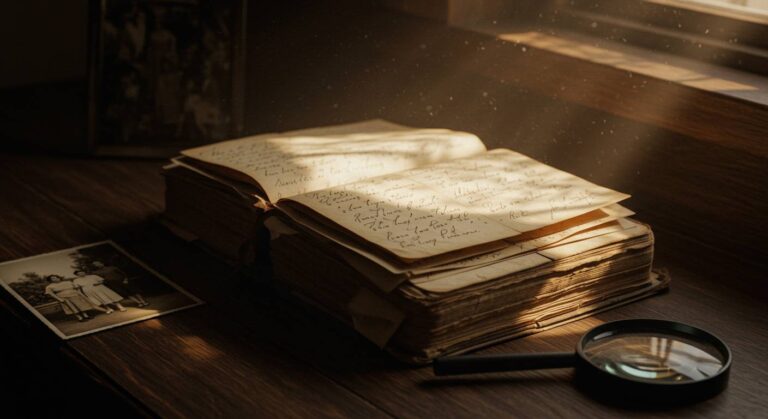 遺品整理で見つかった父の日記、そこに隠された家族の真実とは