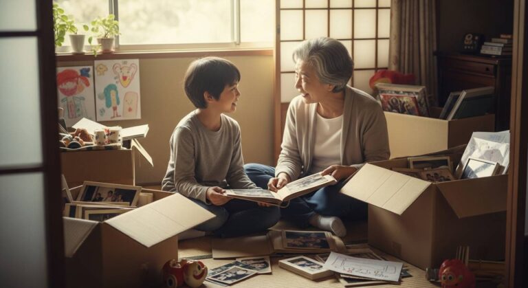 実家の片付けで変わる親子の会話〜整理から生まれる新たな絆